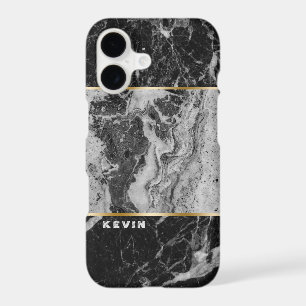 Black & Grey Faux Marble Combination
