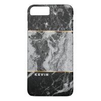 Black & Grey Faux Marble Combination
