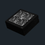 Black & Grey Glitter Marble 2 Gift Box<br><div class="desc">Black and grey glitter marble 2 gift box.</div>