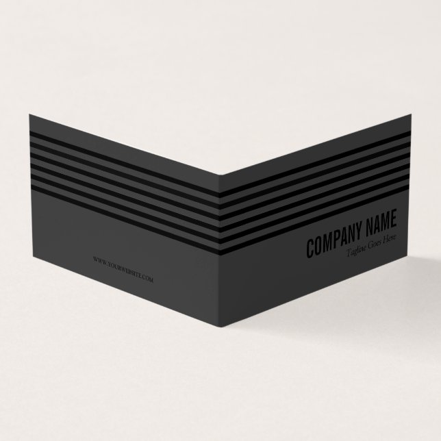 Black & Grey Hang Tag (Outside)