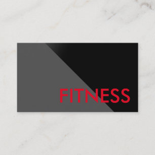 Black Grey Modern Professional Sport Business Card