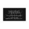 Black Grey Monogram Customisable Business Card