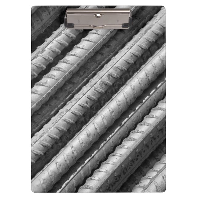 Black & Grey Rebar Clipboard (Front)