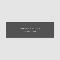 Black Grey Simple Plain Elegant Modern