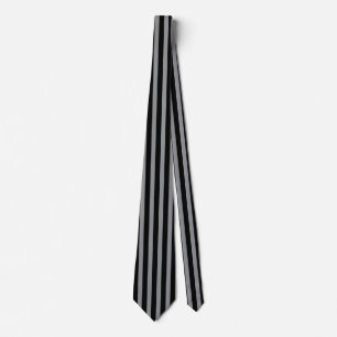 Black& Grey vertical stripes classic elegance Tie