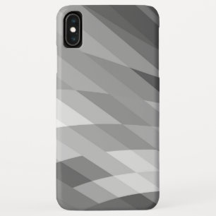Black,Grey,White Geometric Abstrac iPhone XS Max Case
