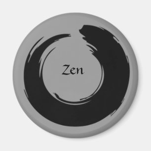 Black/Grey Zen Magnet