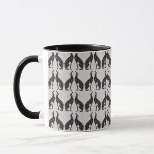 Black Greyhound  Mug