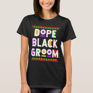 Black groom african american black history month T-Shirt