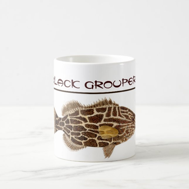 Black Grouper Mug (Center)