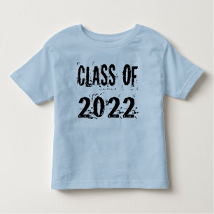 Black Grunge Class of 2022 Toddler T-Shirt