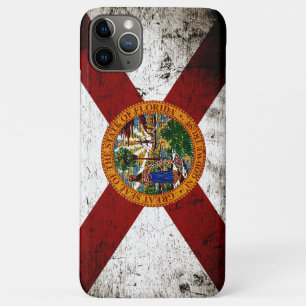 Black Grunge Florida State Flag iPhone 11 Pro Max Case