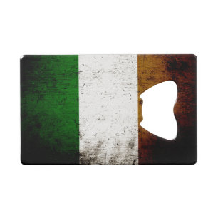 Black Grunge Ireland Flag