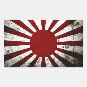 Japanese Rising Sun Stickers | Zazzle AU