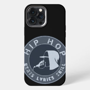 Black Guy in Hoodie Rapping on the Mic iPhone 13 Pro Max Case