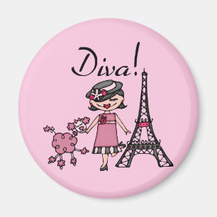 Black Hair Diva Magnet