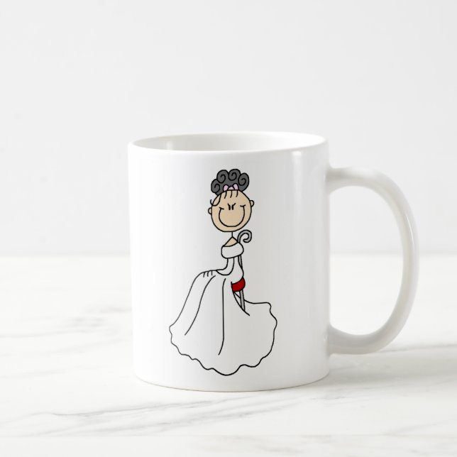 Black Haired Bride Mug (Right)