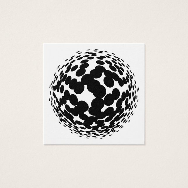 Black halftone circles on white background (Front)