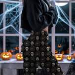 Black Halloween Skull and Spiderweb Pattern Leggings<br><div class="desc">Embrace your spooky style with these Halloween Skull and Spiderweb Pattern Leggings. Featuring skulls and intricate spiderweb designs on a black background, these leggings are perfect for Halloween parties or adding a spooky touch to your everyday outfits. Comfortable and stretchy, they provide a stylish yet eerie look for any Halloween...</div>