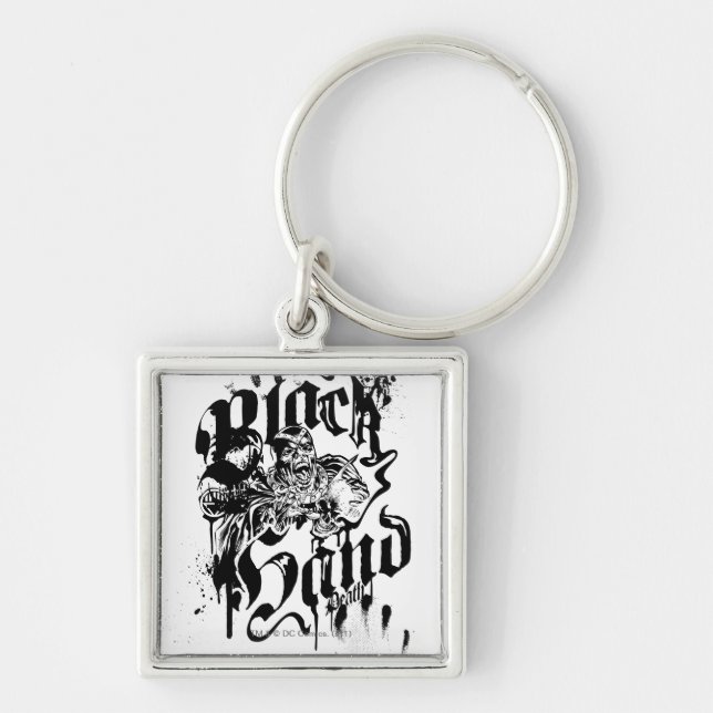 Black Hand - Collage Key Ring (Front)