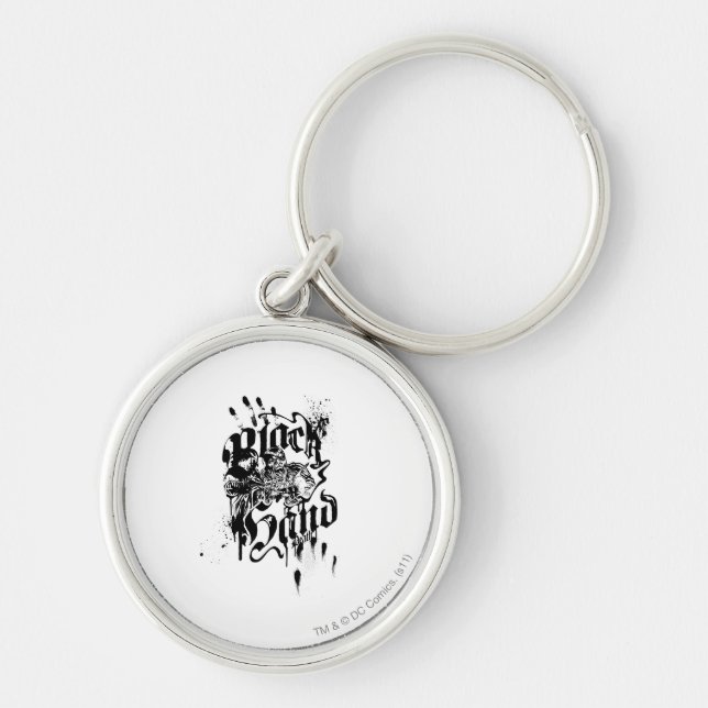 Black Hand - Collage Key Ring (Front)