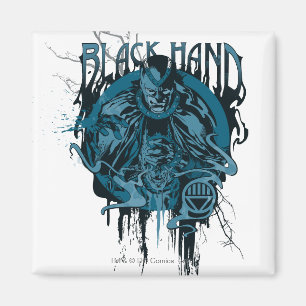 Black Hand - Graphic Collage Magnet