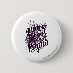 Black Hand - Purple Collage 6 Cm Round Badge