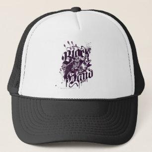 Black Hand - Purple Collage Trucker Hat