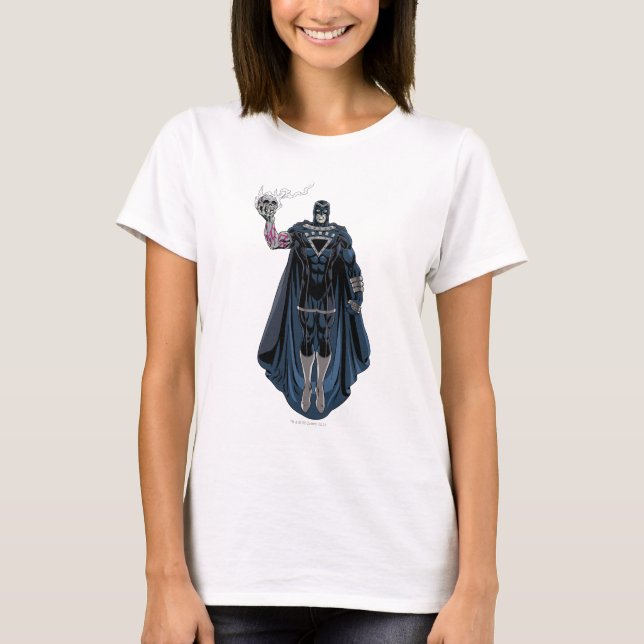 Black Hand with Skull 1 T-Shirt (Front)