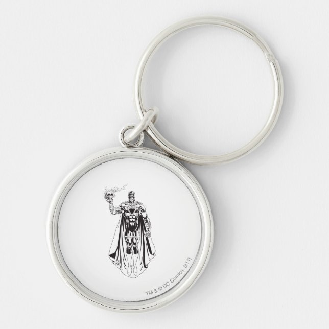 Black Hand with Skull 3 Key Ring (Front)