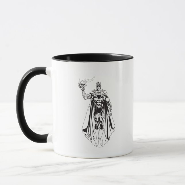 Black Hand with Skull 3 Mug (Left)