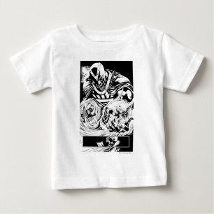 Black Hand with Skull Panel 2 Baby T-Shirt