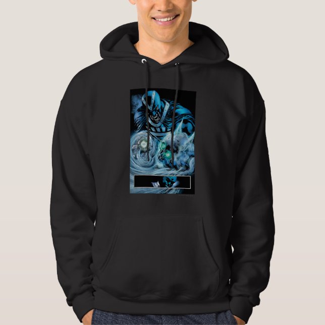 Black Hand with Skull Panel Hoodie (Front)