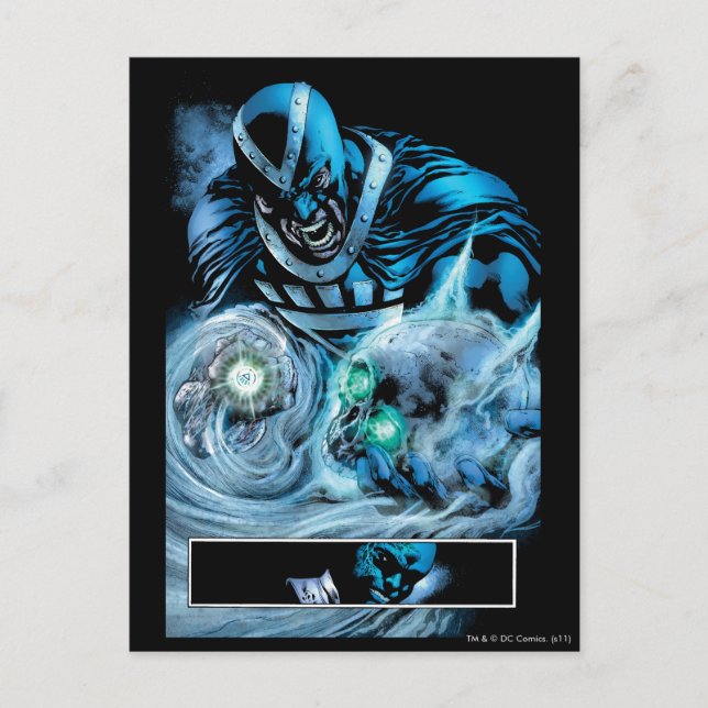 Black Hand with Skull Panel Postcard (Front)
