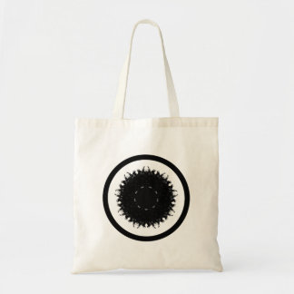 Black Happy Love Tote Bag