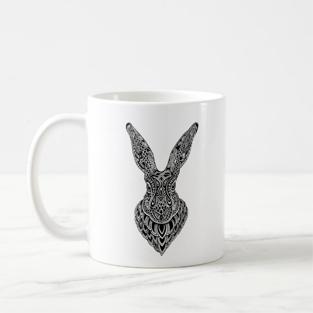 Black Hare mug (Left)