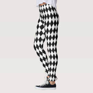 Black Harlequin Leggings