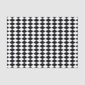 Black Harlequin Tissue Paper