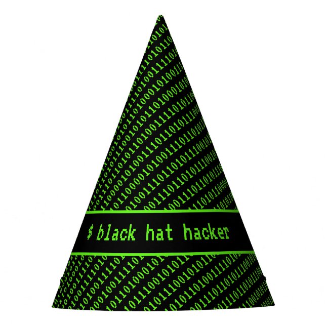 Black Hat Hacker easiest Halloween tech costume (Front)