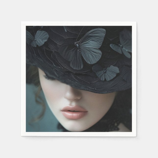 BLACK HAT PAPER NAPKIN (Front)