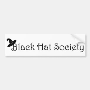 Black Hat Society Bumper Sticker