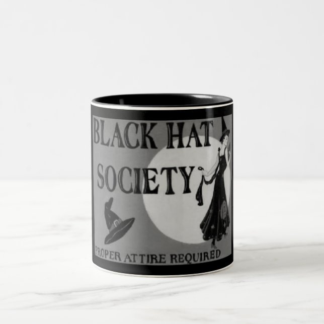 Black Hat Society Coffee Mug (Center)