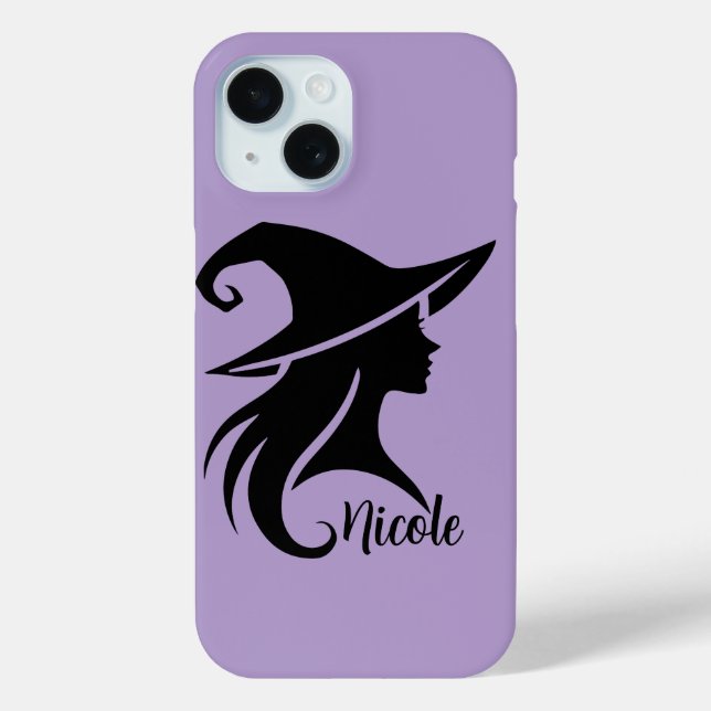 Black Hat Witch Wiccan Witches Halloween  Case-Mate iPhone Case (Back)