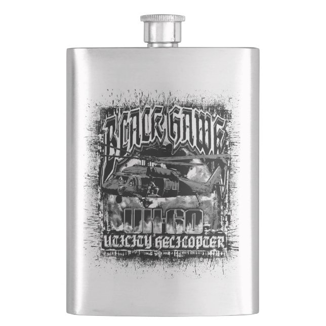 Black Hawk Hip Flask (Front)