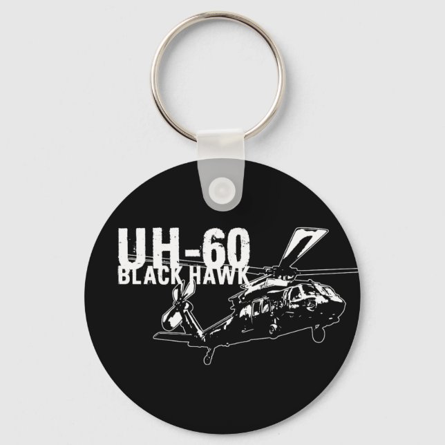 Black Hawk Key Ring (Front)