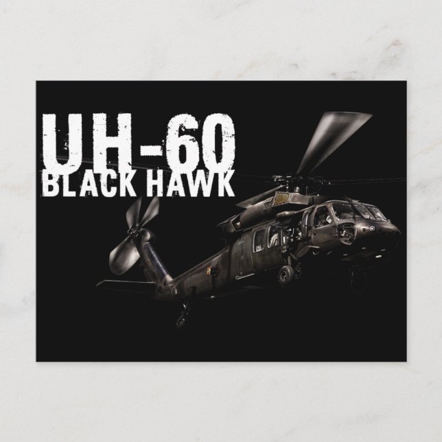 Black Hawk Postcard (Front)
