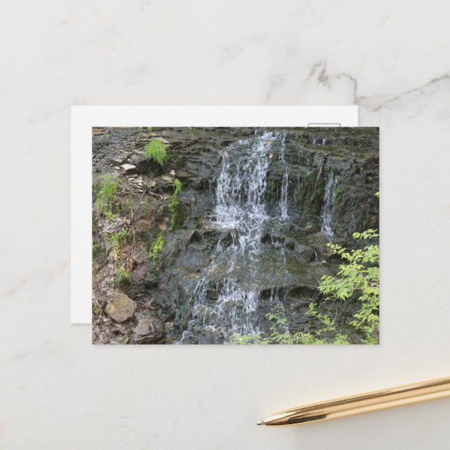 Black Hawk Springs in Burlington, Iowa Postcard (Front/Back In Situ)