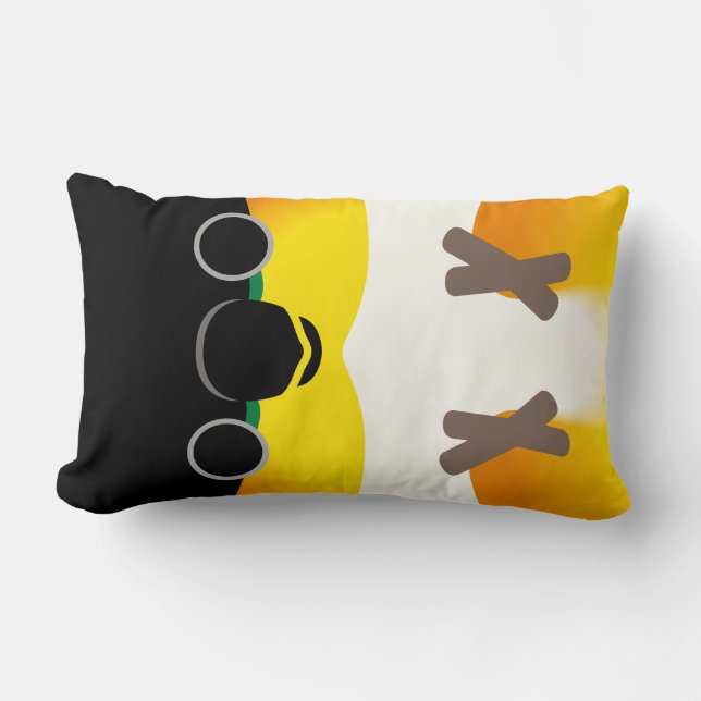 Black-headed Caique Lumbar Cushion (Front)