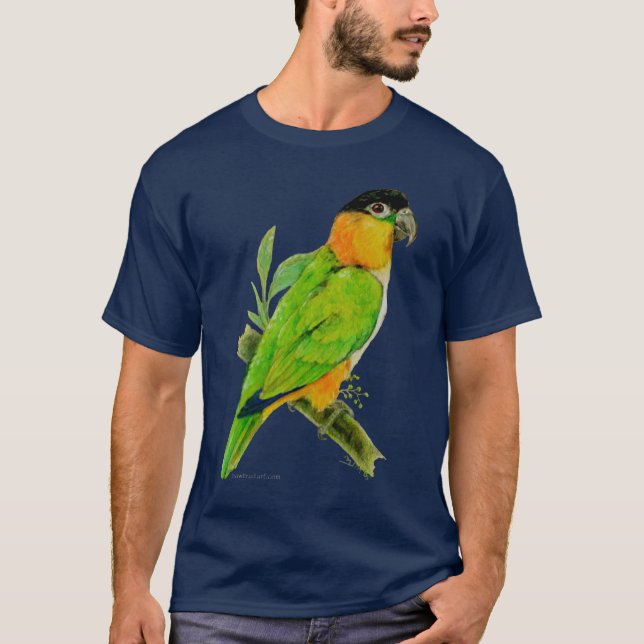 Black Headed Caique T-Shirt (Front)