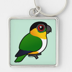 Black-headed Parrot Key Ring